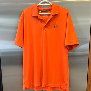 Under Armour Men's Vibrant Orange Polo